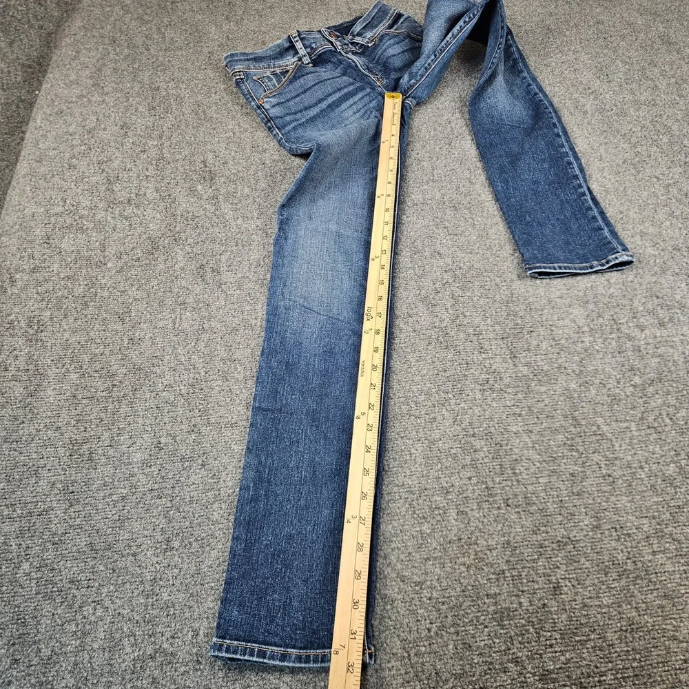 Hudson Los Angeles Collin Skinny Jeans Womens 27 Medium Wash Flap Pocket Denim